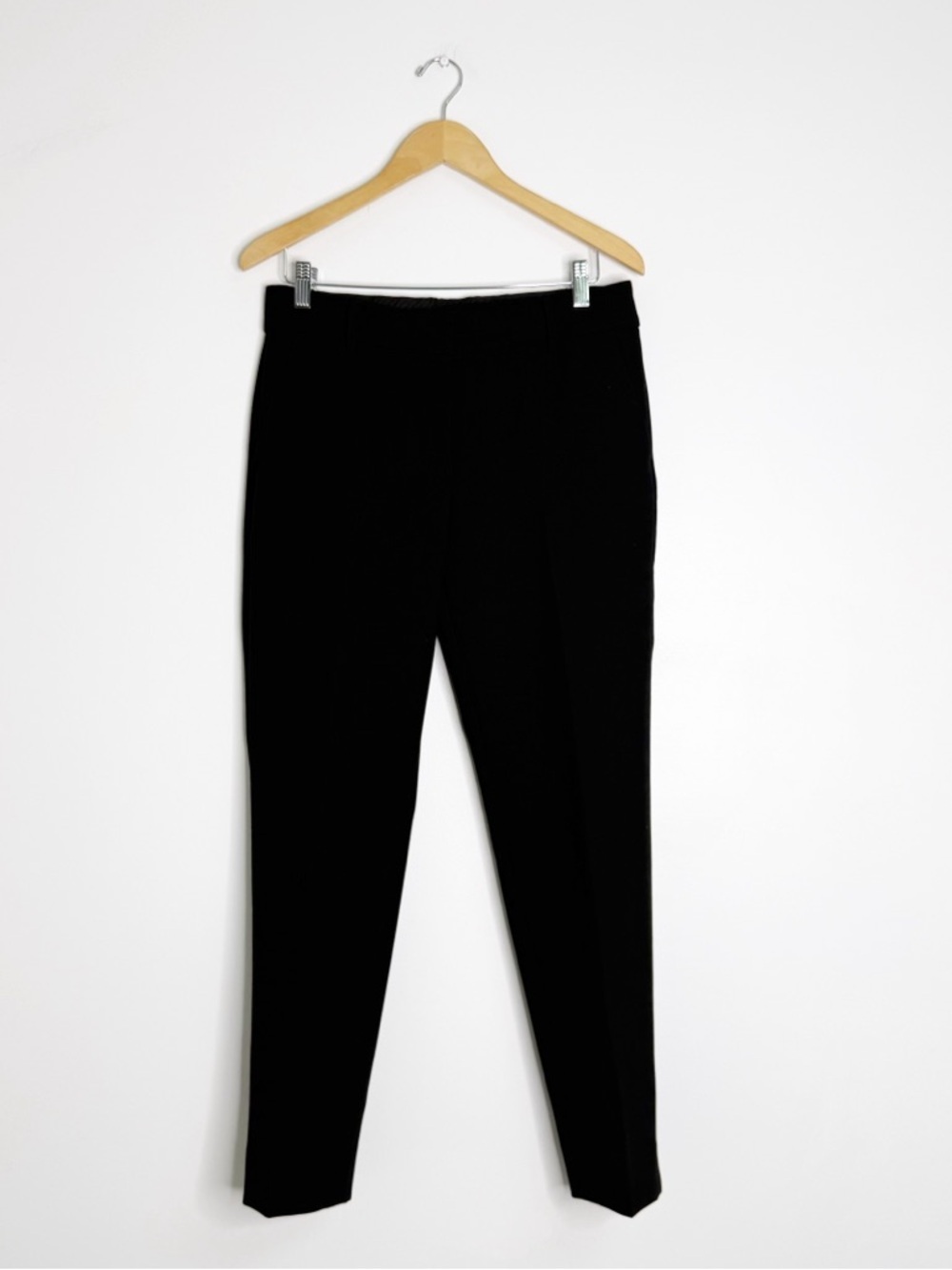 Talbots Hampshire Ankle Pants Black Size 6 Stretch Career Trousers